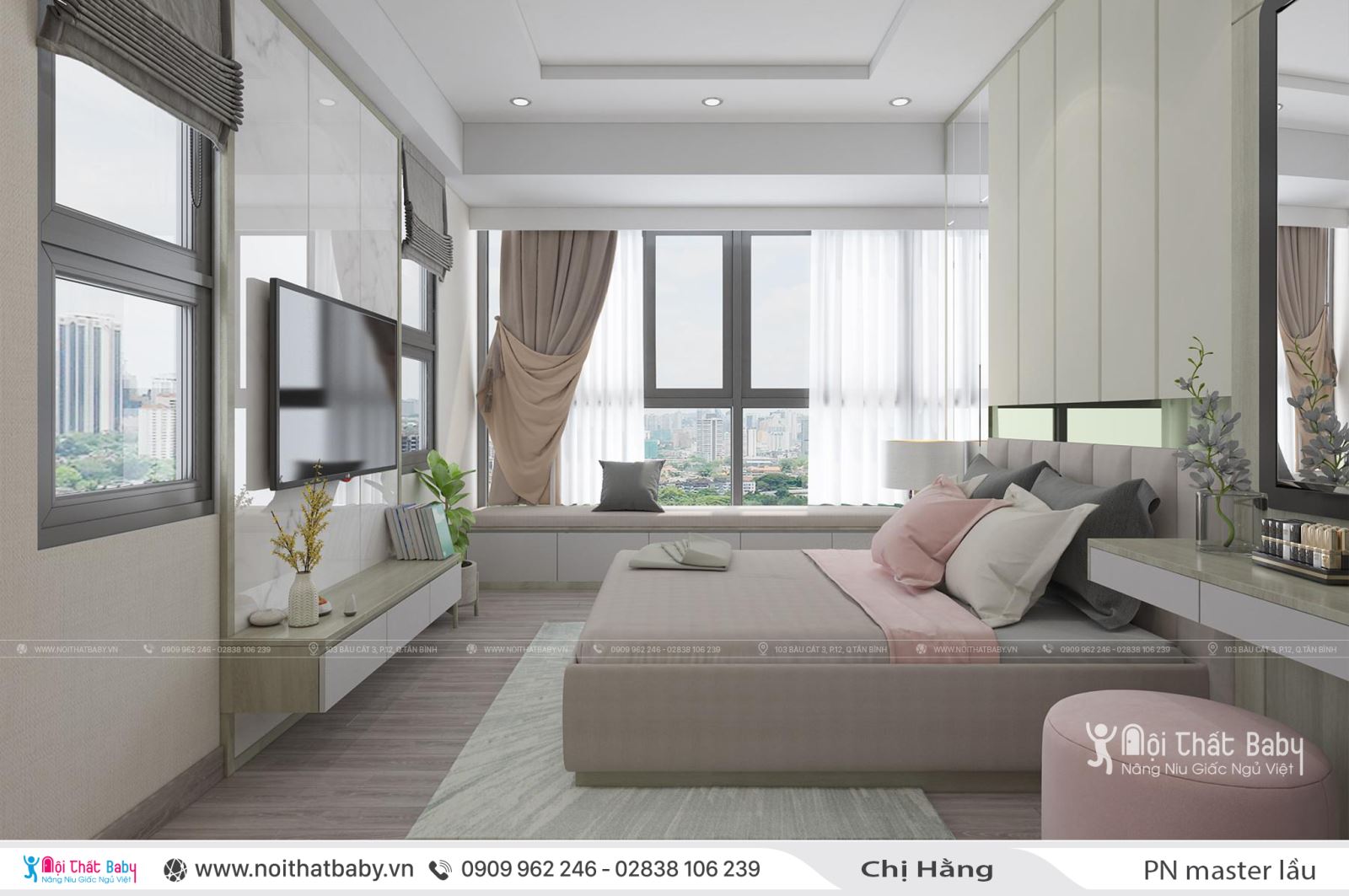 Thiết kế nội thất Duplex căn hộ Emerald Celadon City 117m2